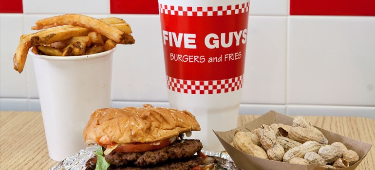 11 Top Fast Food Franchises to Consider - Five Guys