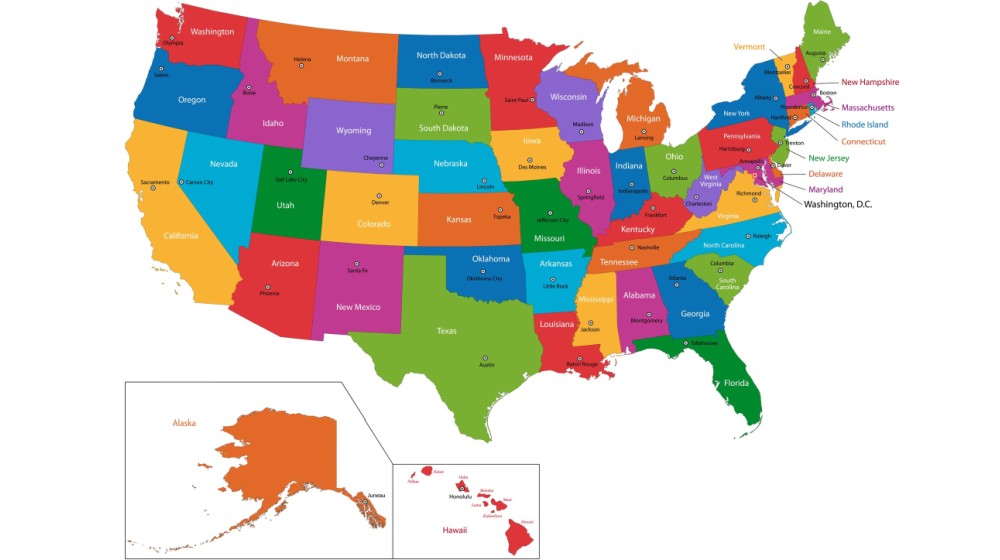 state map us
