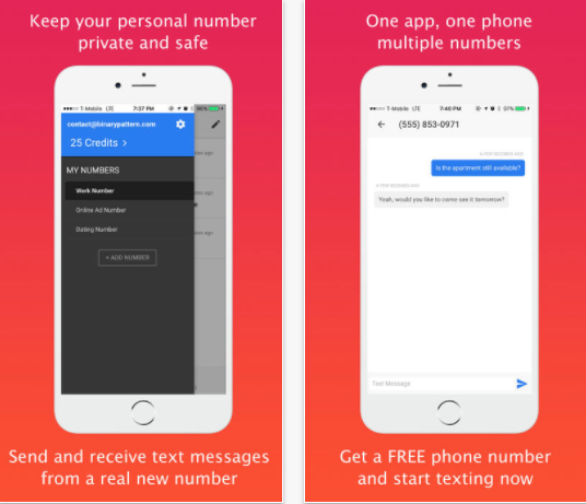 25 Android and iPhone Second Phone Number Apps for Business Only Calls - Numbers Plus