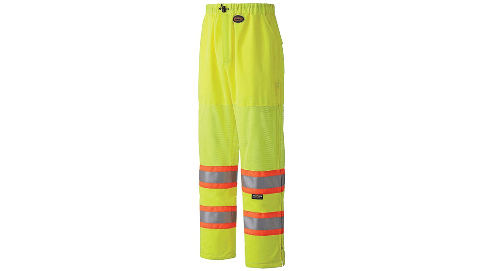Pioneer High Visibility, Lightweight Traffic Safety Work Pants with Draw String