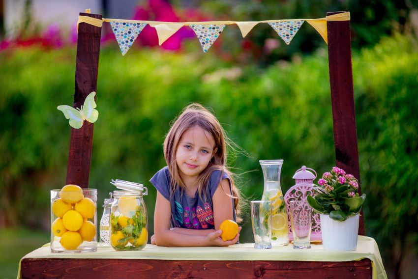 50 Small Business Ideas for Kids - Lemonade Seller
