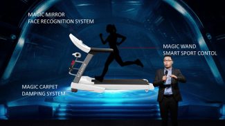 Let’s be honest for a second. Using treadmills isn’t always the most pleasant exercise experience. That's where this futuristic treadmill comes in.