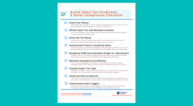 sales tax compliance