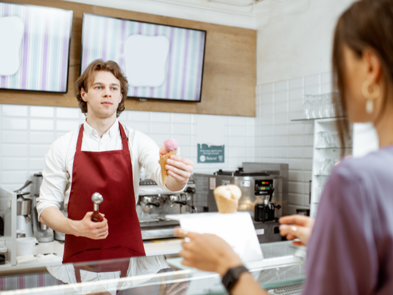 small business ideas - ice cream shop