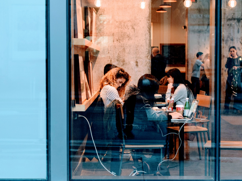 how to come up with a business name - picture of a busy shop