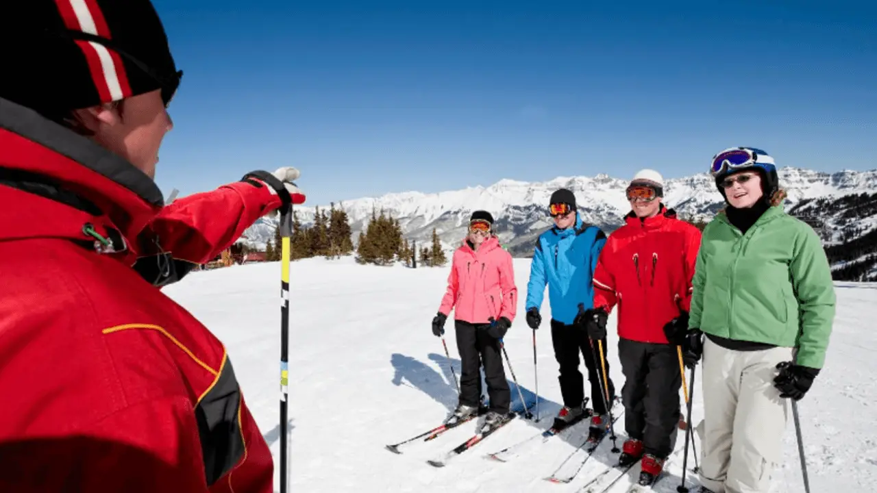 outdoor business ideas - ski lessons